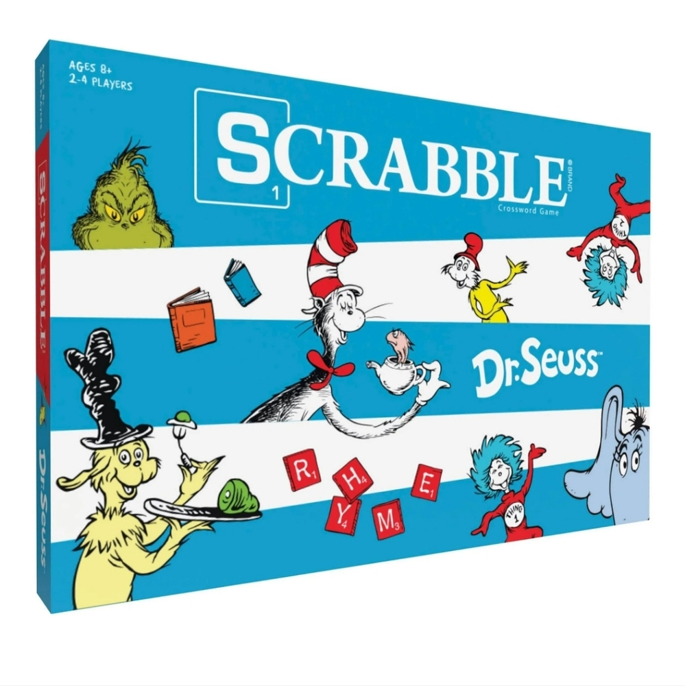 Dr. Seuss Board Game: Scrabble/Official Scrabble Game with a Rhyming Twist